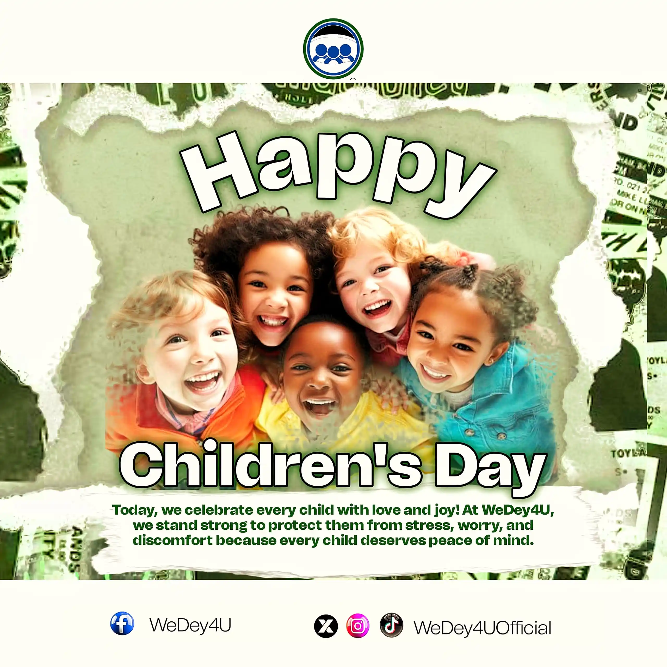 Image from WeDey4U 💚: Happy Children's Day to all the amazing kids around the world. Mental ...