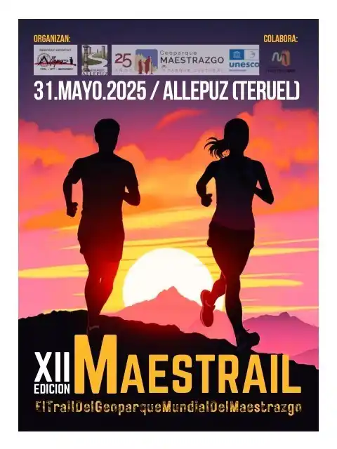 Image from DiaDia: ℹ️ Allepuz acoge la XII edición del Maestrail, el trail del Geoparque ...