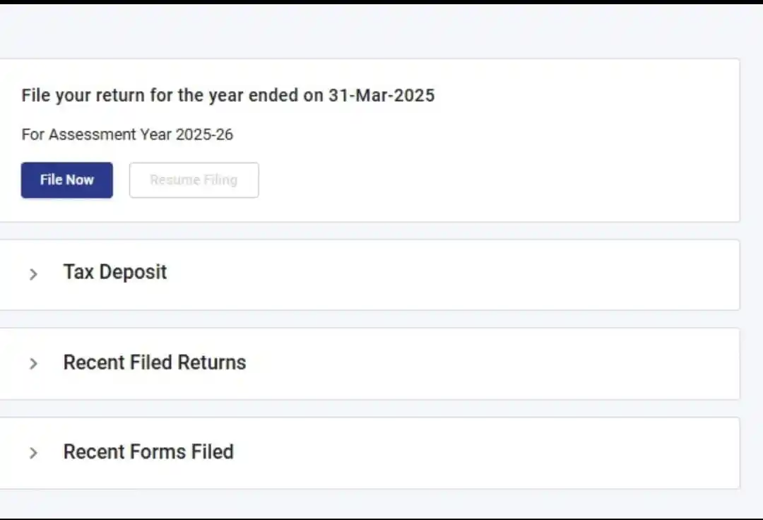 Image from Klath Consultancy Private Limited: ITR-1 and ITR -4 enabled for Assessment Year 2025-26 now you can file ...