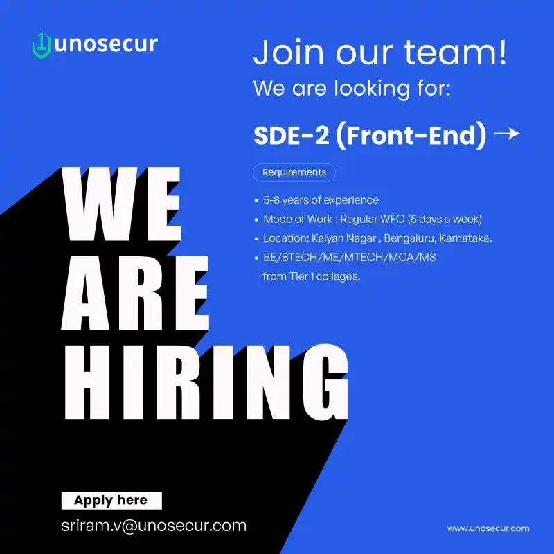 Image from Karnataka Jobs: - Location: Kalyan Nagar, Bengaluru, Karnataka - Experience: 5–8 years...