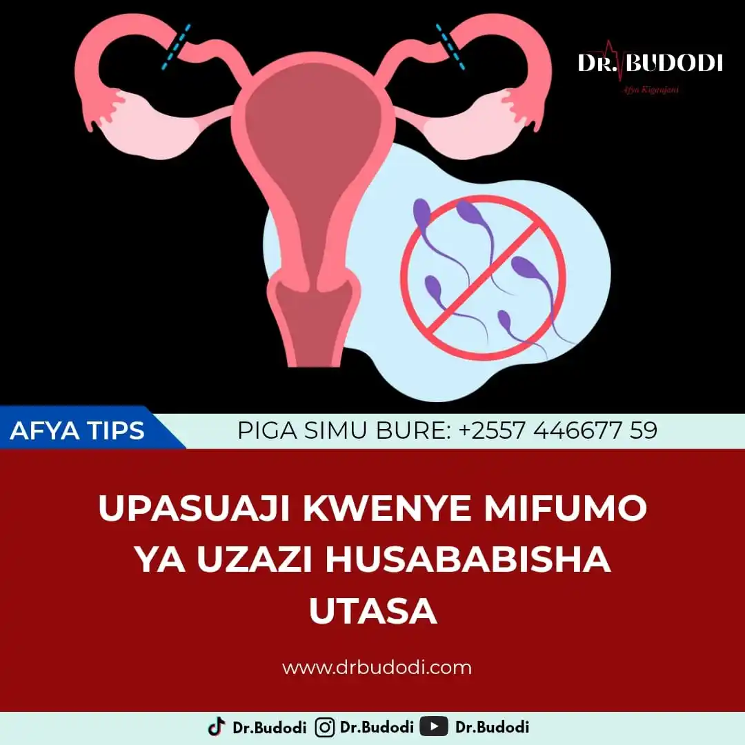 Image from Dr. BUDODI: Mirija yako ya uzazi inatakiwa kuwa wazi ili kusaidia urutubishaji wa ...
