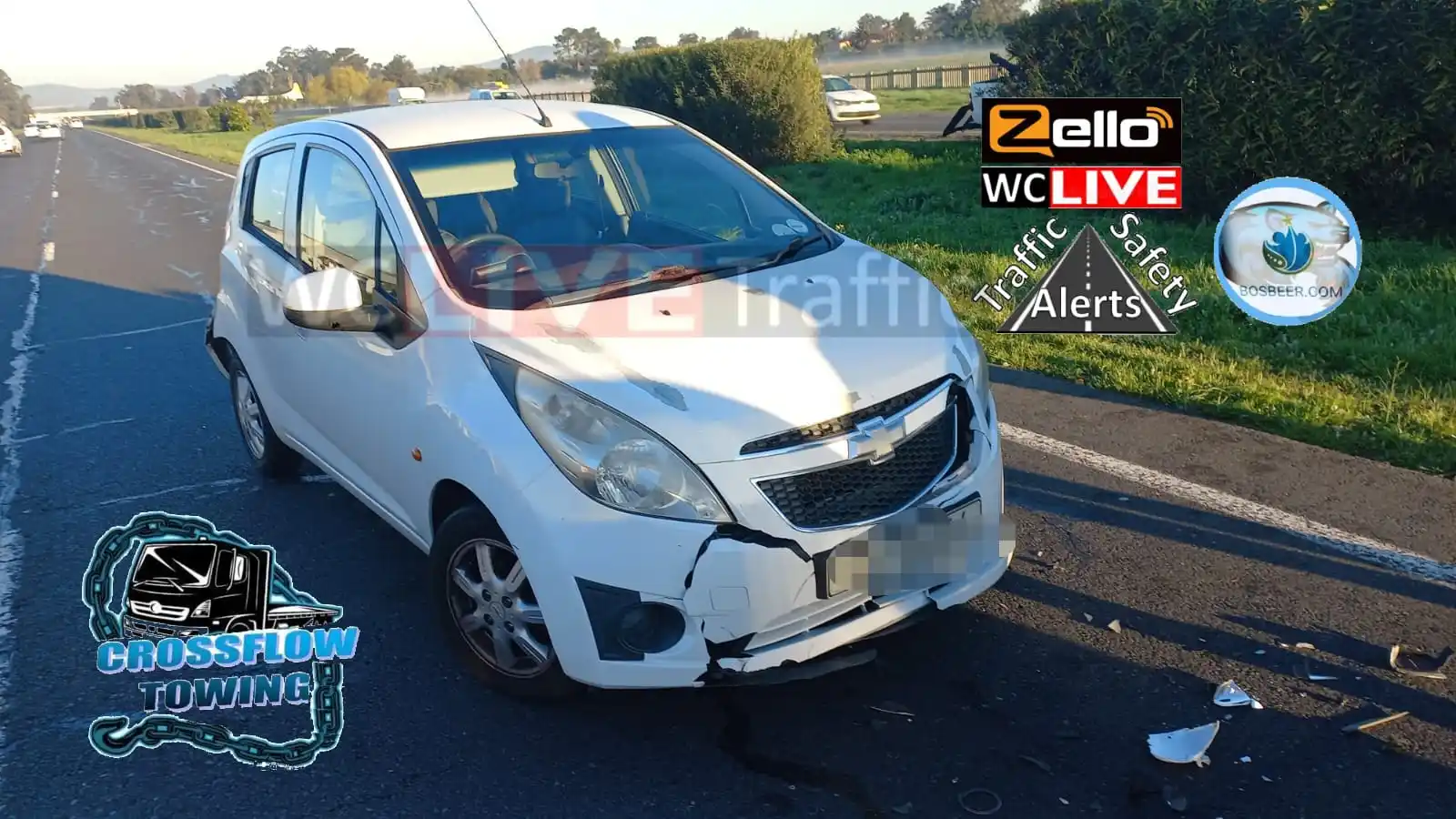 Image from WCLive Traffic & Safety Alerts: MVA N1 Inbound before Brighton road <a class="text-blue-500 hover:und...