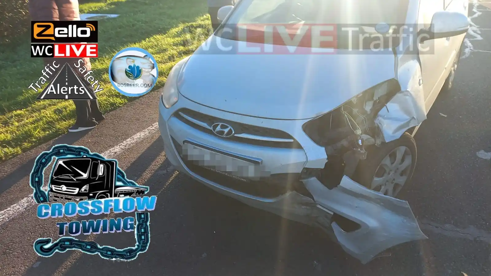 Image from WCLive Traffic & Safety Alerts: MVA N1 Inbound before Brighton road <a class="text-blue-500 hover:und...