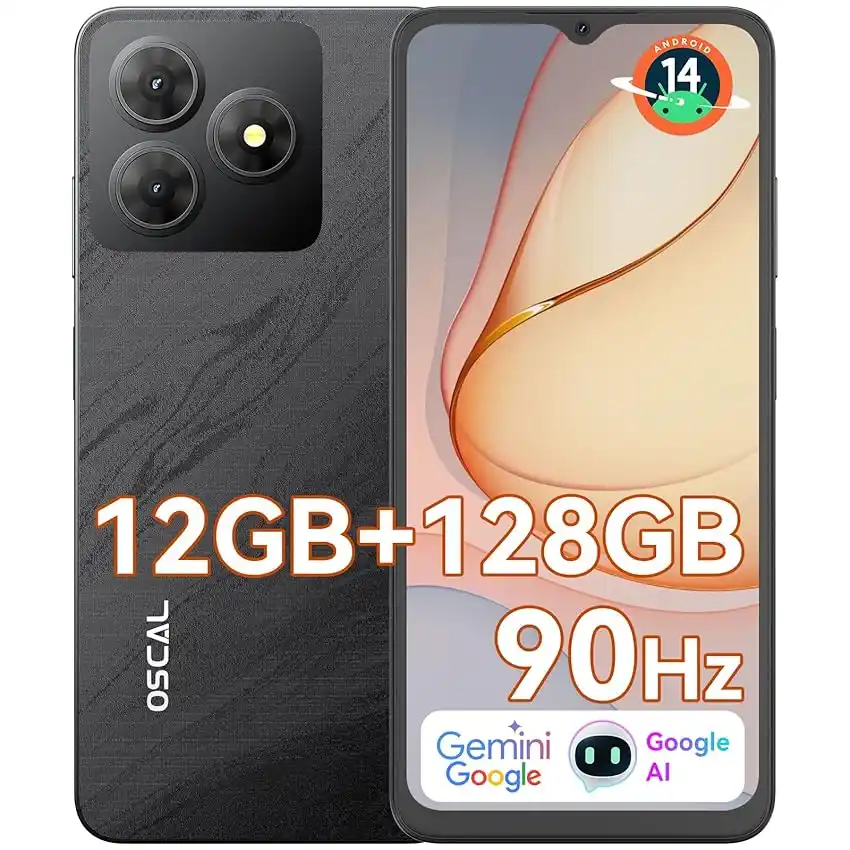 Image from Offerte Qui: 🔘 *OSCAL 2025 Flat 2 Smartphone Android 14, 12GB +128GB/2TB Telefono ...