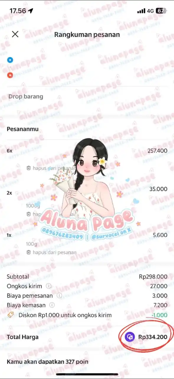 Aluna's proof post