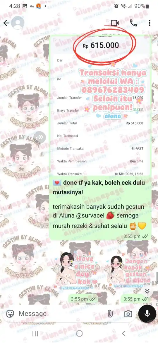 Aluna's proof post