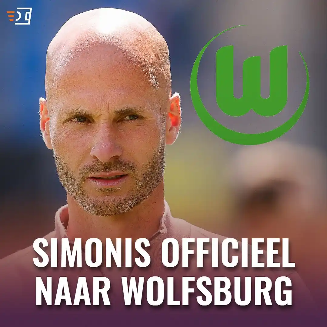 Image from VoetbalNieuws.nl: Paul Simonis vertrekt officieel naar VfL Wolfsburg. 🦅🇩🇪 De trainer ...