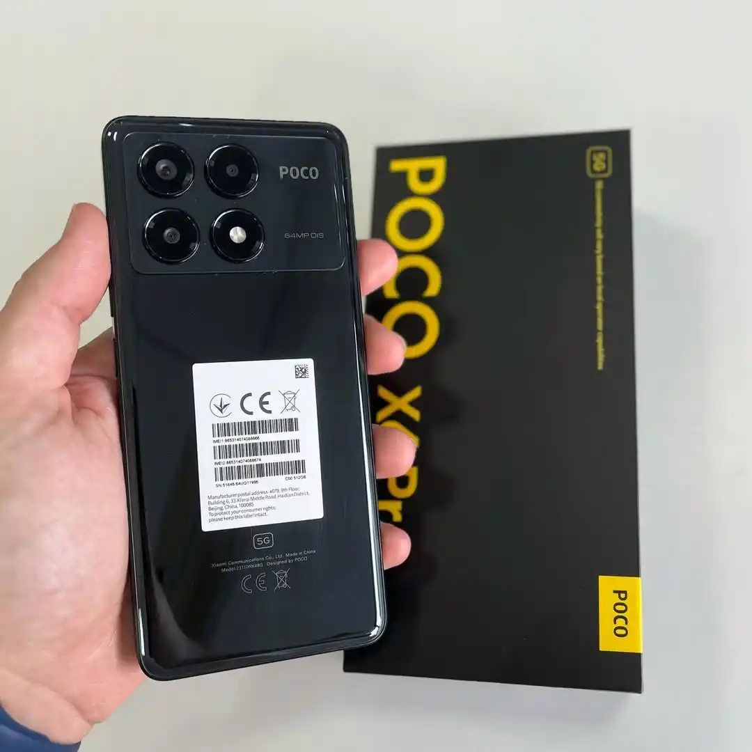 Image from مجموعة الشاهين التجارية: POCO X6 PRO 5G 512G 12RAM الملحقات كاملة نضافة 100 تااامة <a class=...