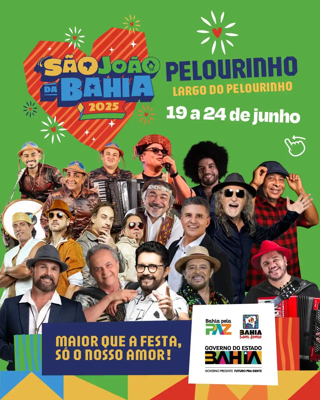 Image from Neusa Cadore | Secretária de Mulheres da Bahia: 🪗 *PROGRAMAÇÃO SÃO JOÃO - PELOURINHO* 🪗 *19.06 - QUINTA* - Luana Ma...