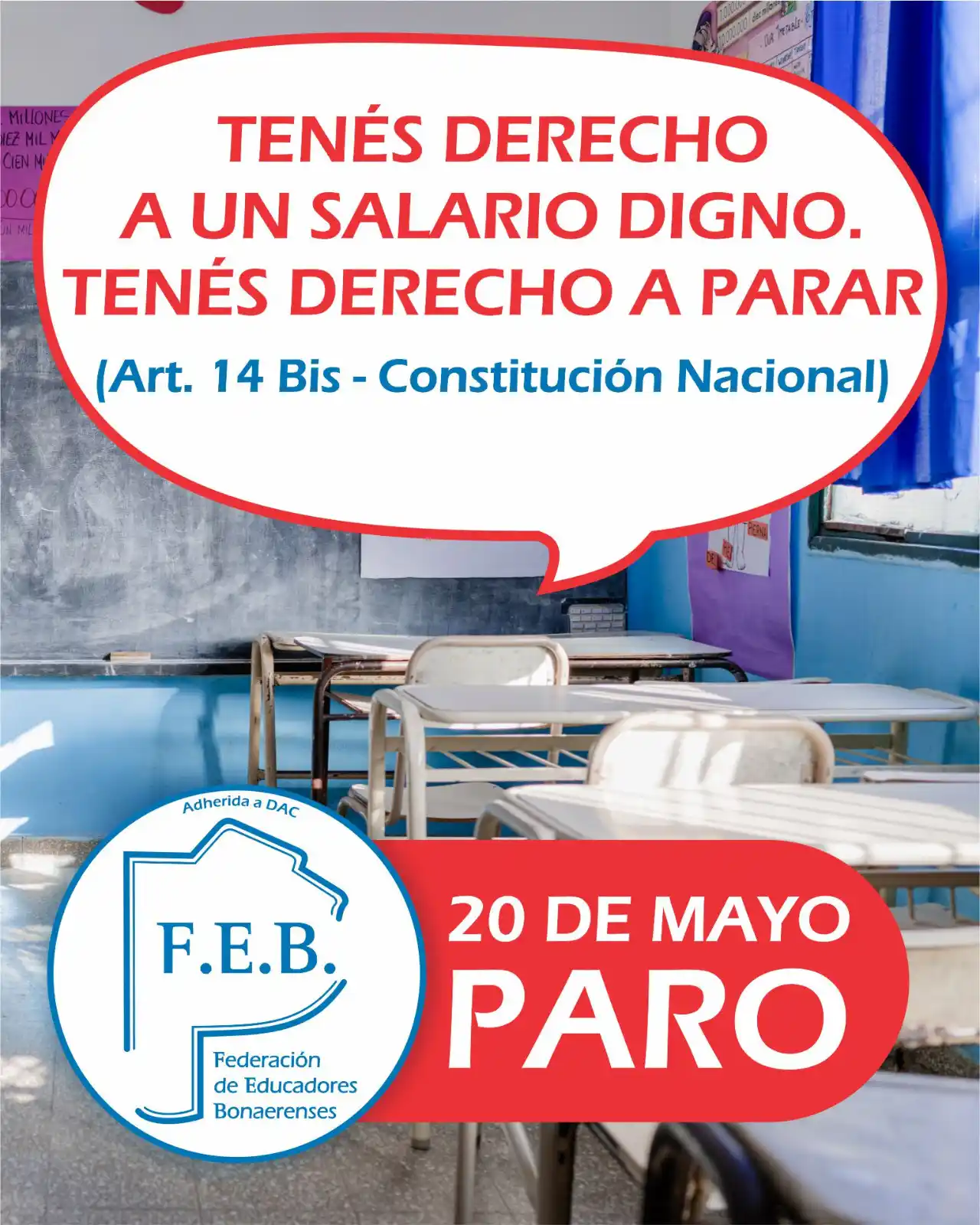 Image from Fernando Carlos: Recordá que siendo suplente te podés adherir. No solo pueden adherirs...