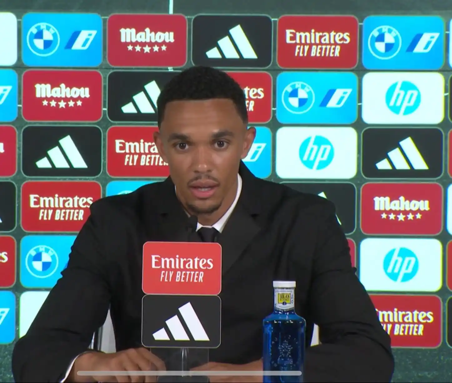 Image from REAL MADRID_cmc 🇨🇩: 🗣️Trent : "Je suis tellement ravi d'être ici. Je suis très chanceux e...