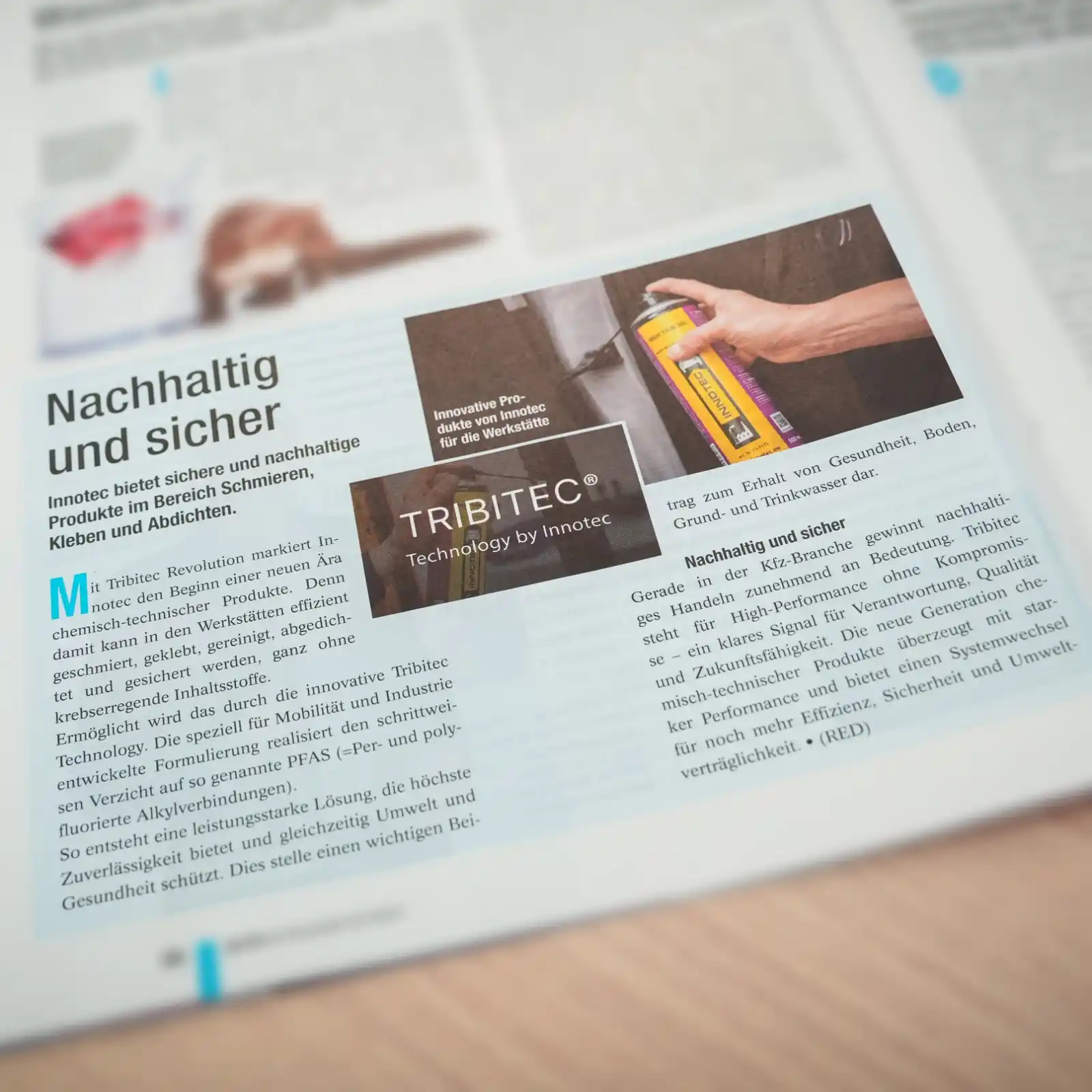 Image from Innotec Österreich : TRIBITEC vereint High-Performance-Schmierung mit maximaler Verlässlich...