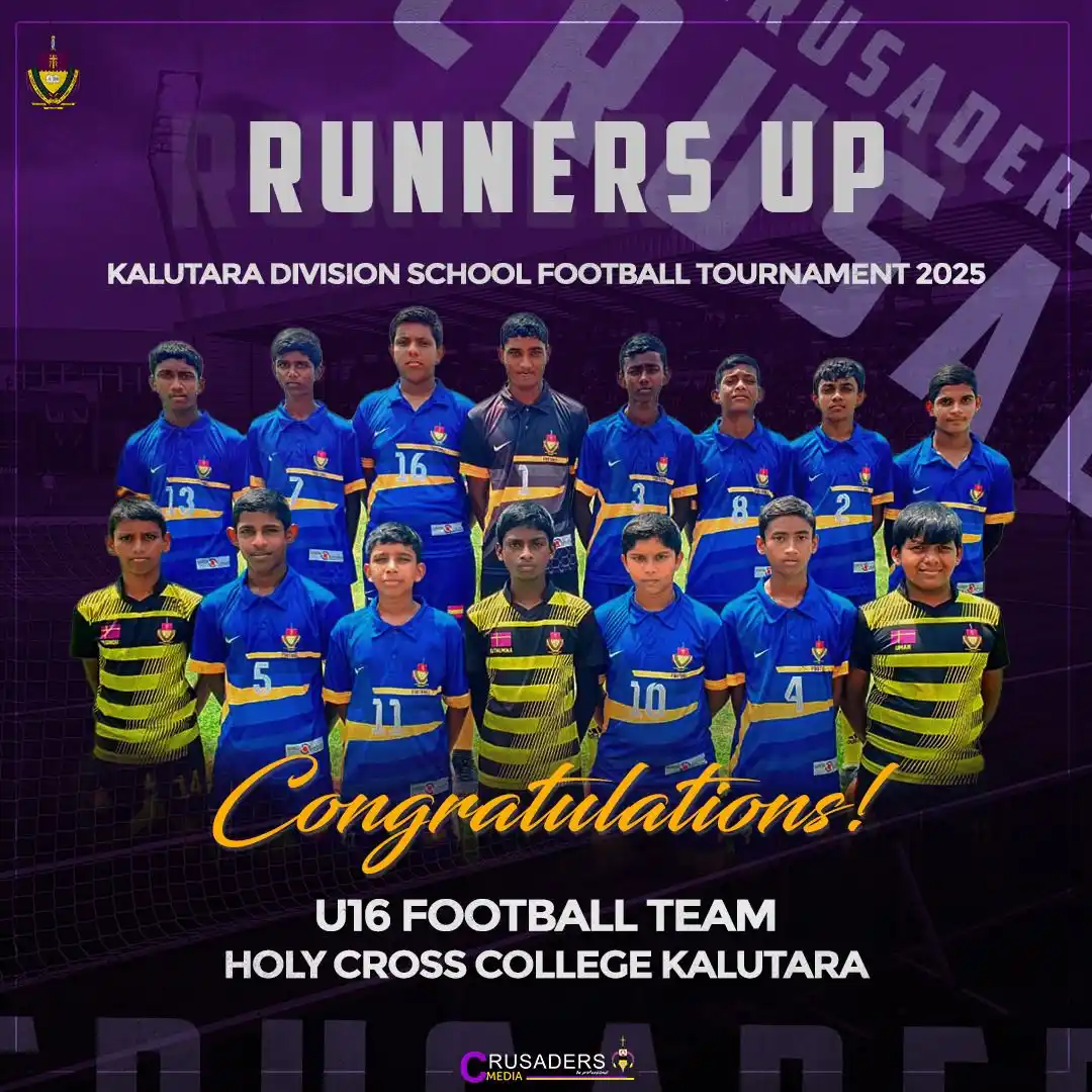 Image from Crusaders’ Media Official : *WARRIORS TILL THE END!* 🥈💜💛⚽️ A massive shoutout to our U16 Footba...