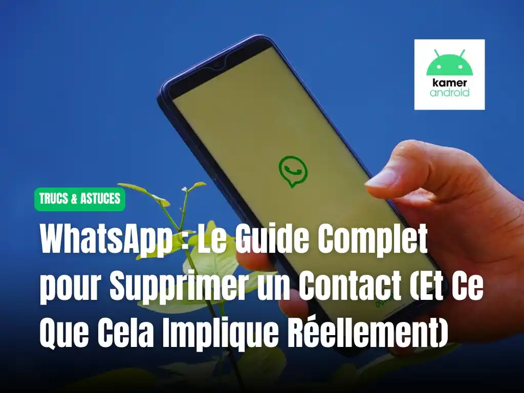 Image from KAMERANDROID: 🚨 *WhatsApp : Supprimer ou Bloquer un Contact ? Ce Que Vous Devez Vra...