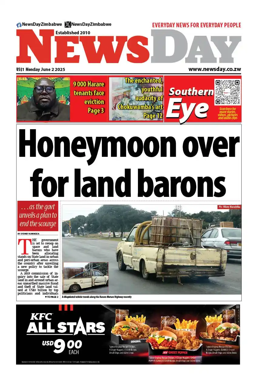 Image from NewsDay Zimbabwe: Your favourite Daily is here... https://bit.ly/amhnd Follow our W...