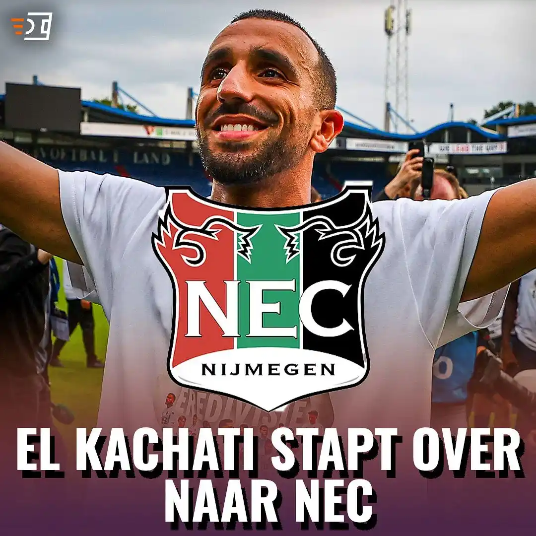 Image from VoetbalNieuws.nl: Youssef El Kachati verruilt Telstar voor N.E.C.! ✅ De spits, goed vo...