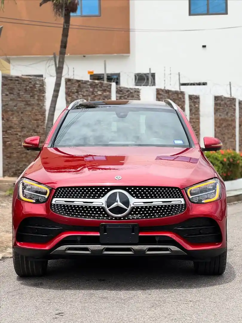 Image from Ivory Motors: 2019 Mercedes-Benz GLC 300 – w/ Designo Cardinal Red Metallic + Saddl...