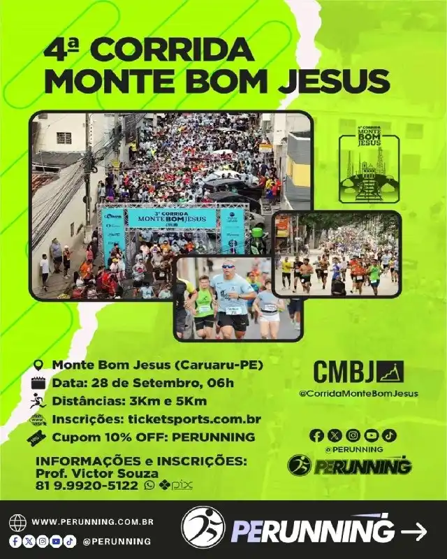 Image from PE RUNNING | Corrida e Caminhada: *4ª CORRIDA MONTE BOM JESUS*  📆 28/09/2025 ⏰ 6h00 📍 Caruaru, Monte B...