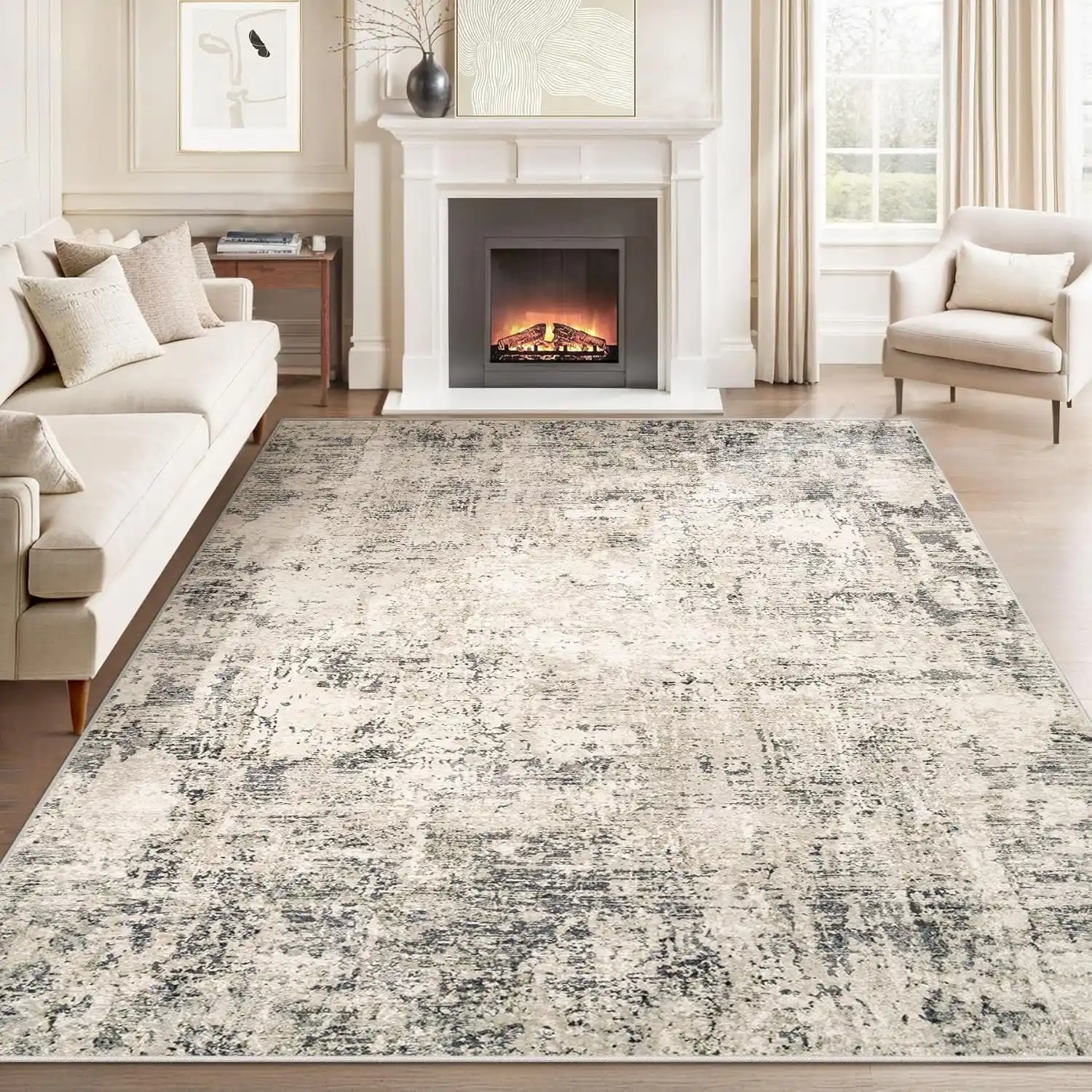 Image from Gleendy Torres Cupones & Ofertas: 🔥🔥5x7 Abstract Washable Rug sólo $24.xx al agregar al carrito usando...