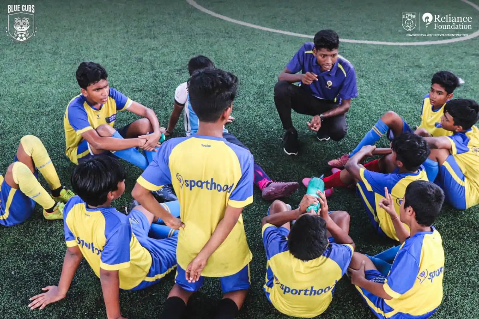 Image from KERALA BLASTERS FC OFFICIAL: Action from the YBSA Baby League: Young talents making their mark in t...