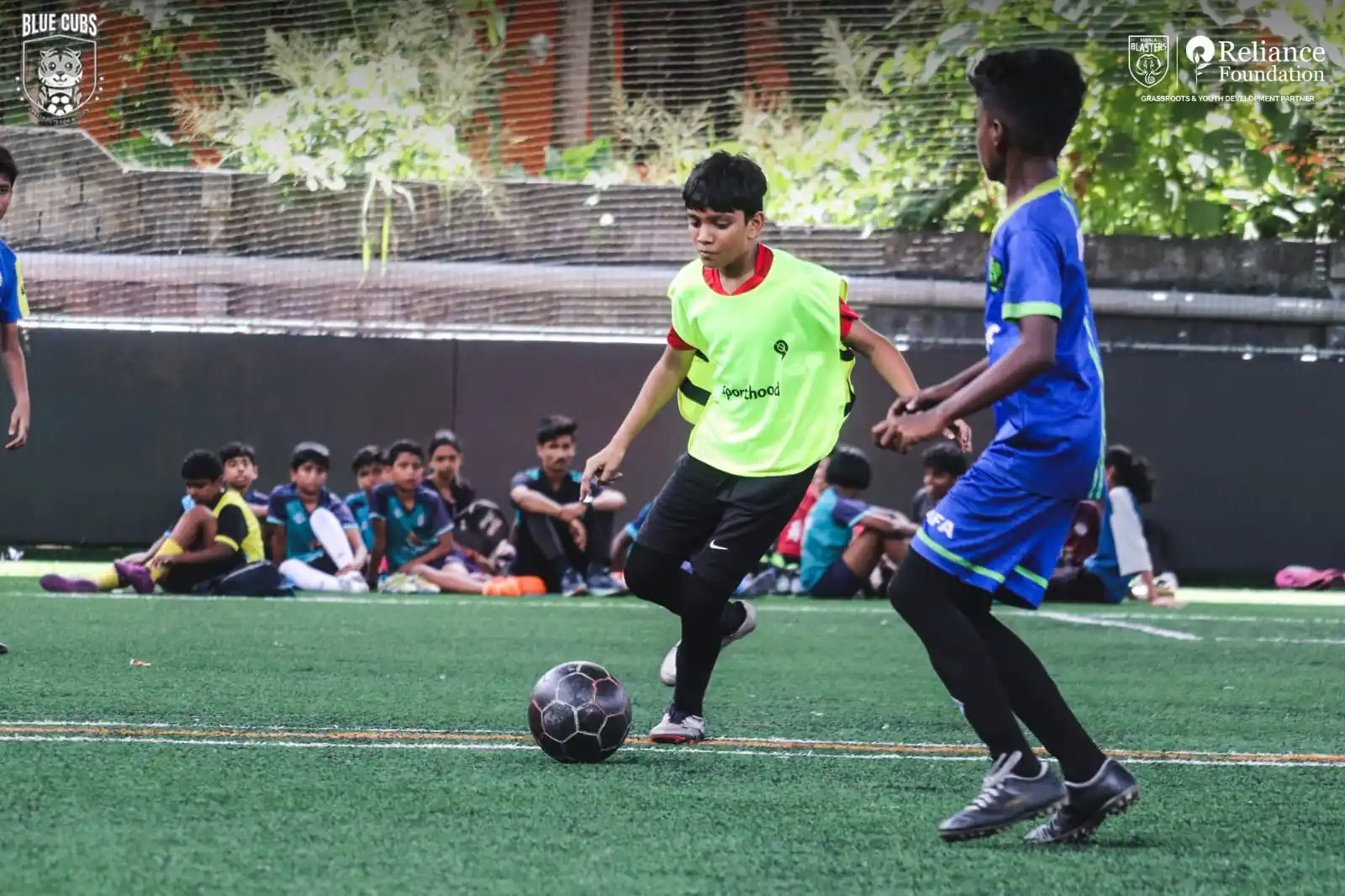 Image from KERALA BLASTERS FC OFFICIAL: Action from the YBSA Baby League: Young talents making their mark in t...