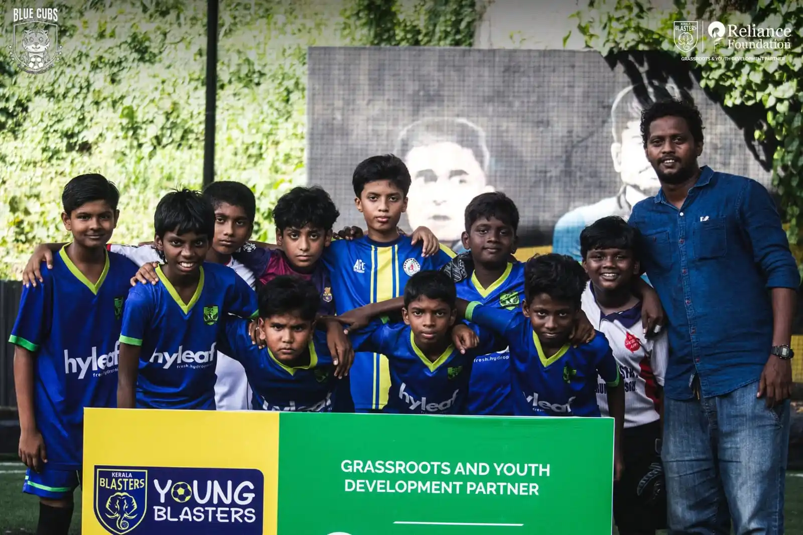 Image from KERALA BLASTERS FC OFFICIAL: Action from the YBSA Baby League: Young talents making their mark in t...