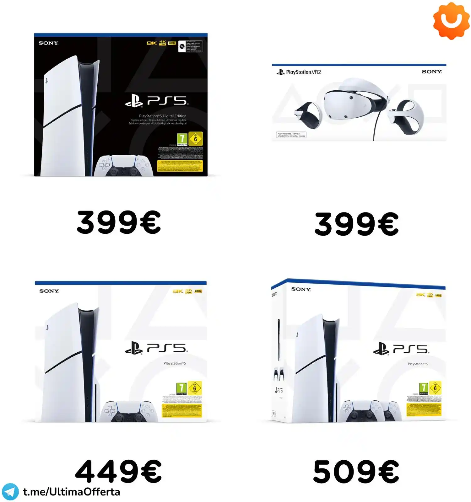 Image from ‼️ULTIMA OFFERTA💰 - Offerte, Codici Sconto ed Errori di Prezzo: *🎮 💣 AFFARI PS5 DA MEDIAWORLD* 🔸 *SONY PS5 Dig. SLIM - D Chassis, ...