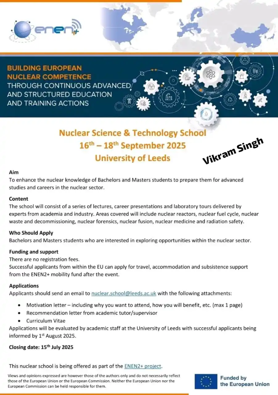 Image from Physics Jobs UG PG PHD Intership Project Workshop: Are you a Bachelor's or Master's student interested in a career in the...