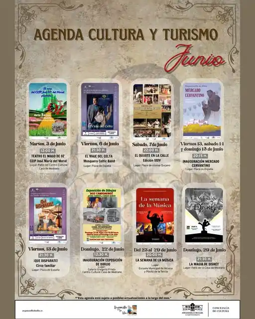 Image from Agenda y eventos del Ayuntamiento de Argamasilla de Alba: 🎭🎶 ¡<a class="text-blue-500 hover:underline cursor-pointer" href="/h...