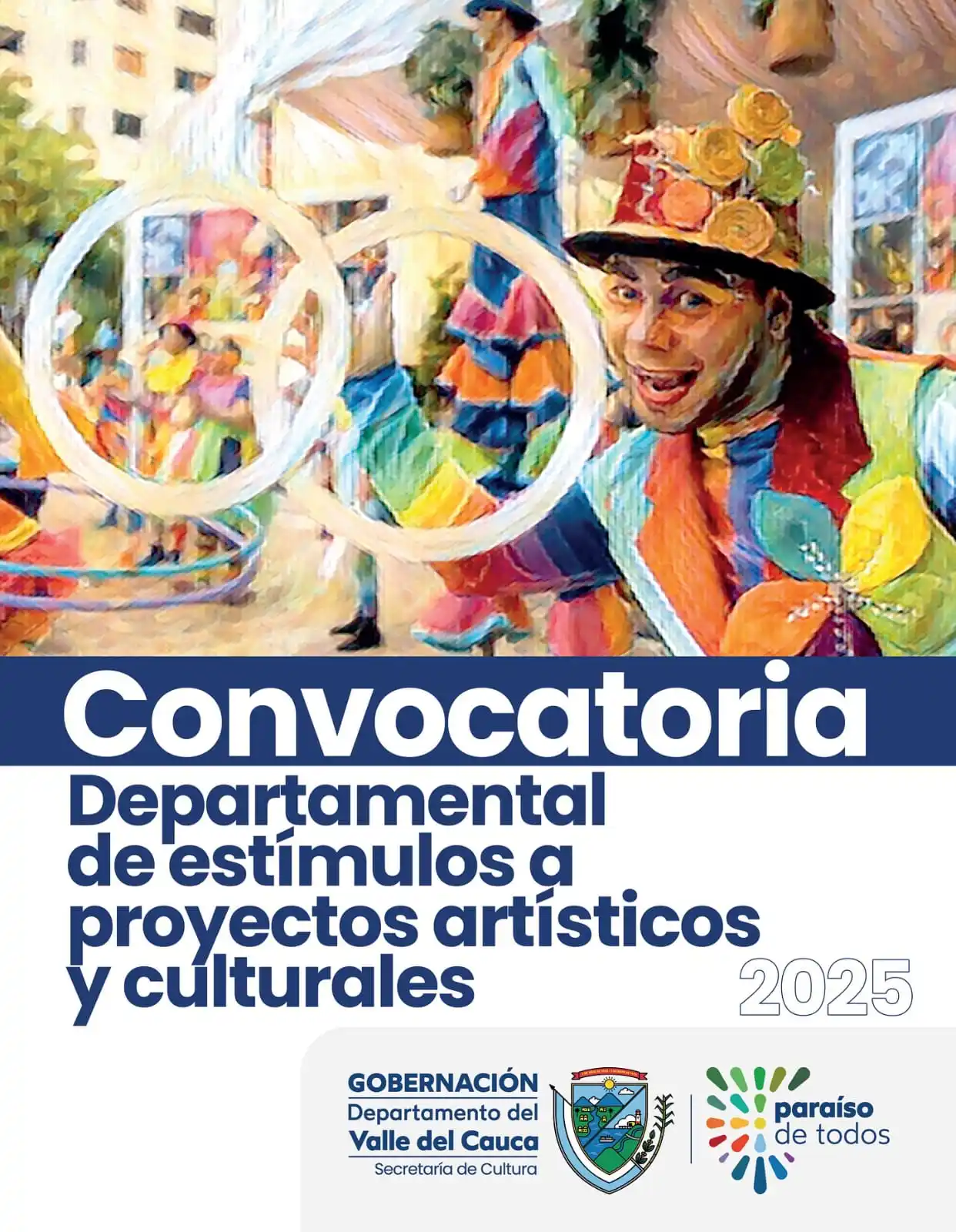 Image from GOBERNACIÓN DEL VALLE OFICIAL: 🎨 *¡Atención artistas y gestores culturales del Valle!* 🎭🌴 Se abri...