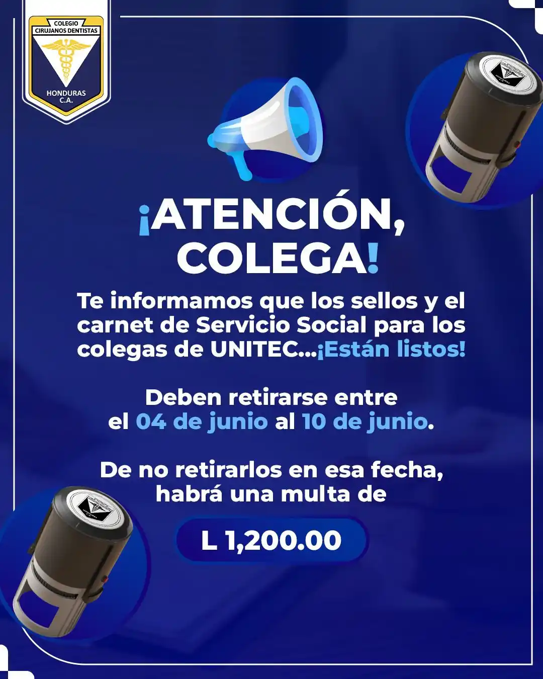 Image from CCDH | Difusión: 📣 ¡Atención, colega! Ya está disponible el sello y el carnet de Servi...