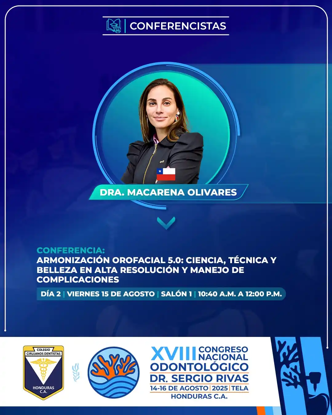 Image from CCDH | Difusión: 🎤✨ ¡Atención, colegas! La Dra. Macarena Olivares 🇨🇱, referente en A...