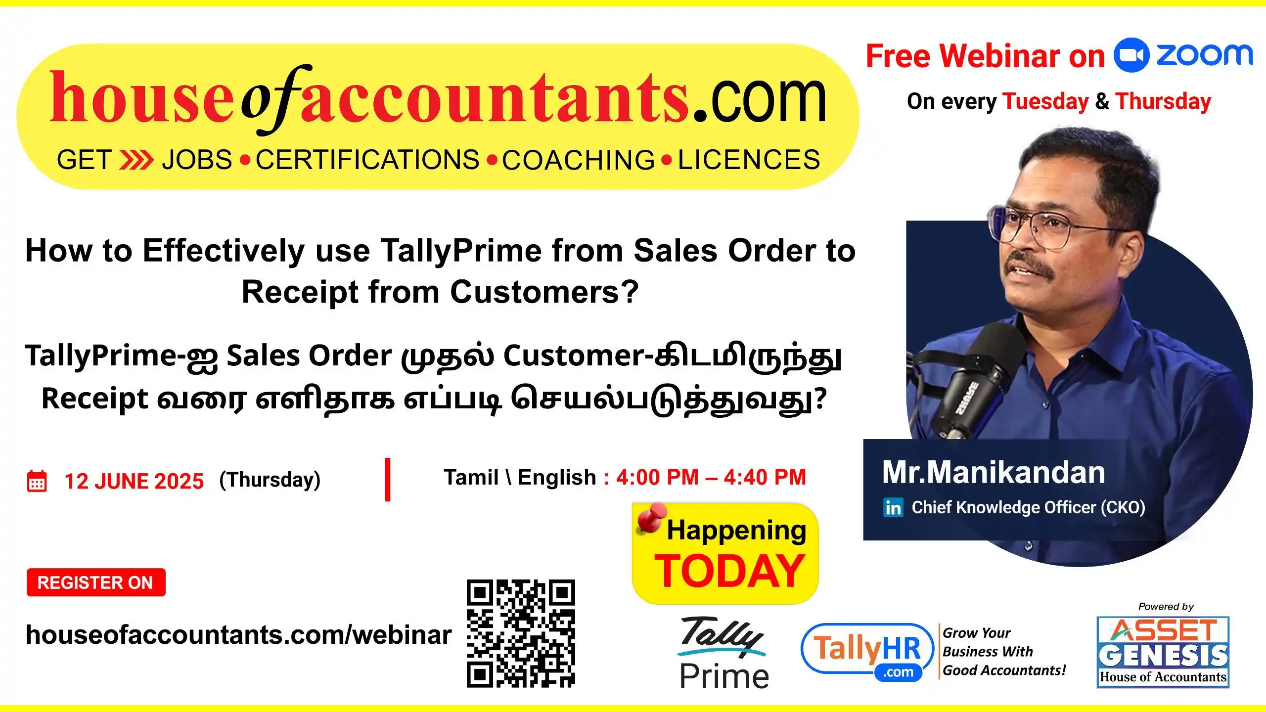 Image from House Of Accountants by Asset Genesis: Attention Accountants! Free ZOOM Webinar Topic: *How to Effectively ...