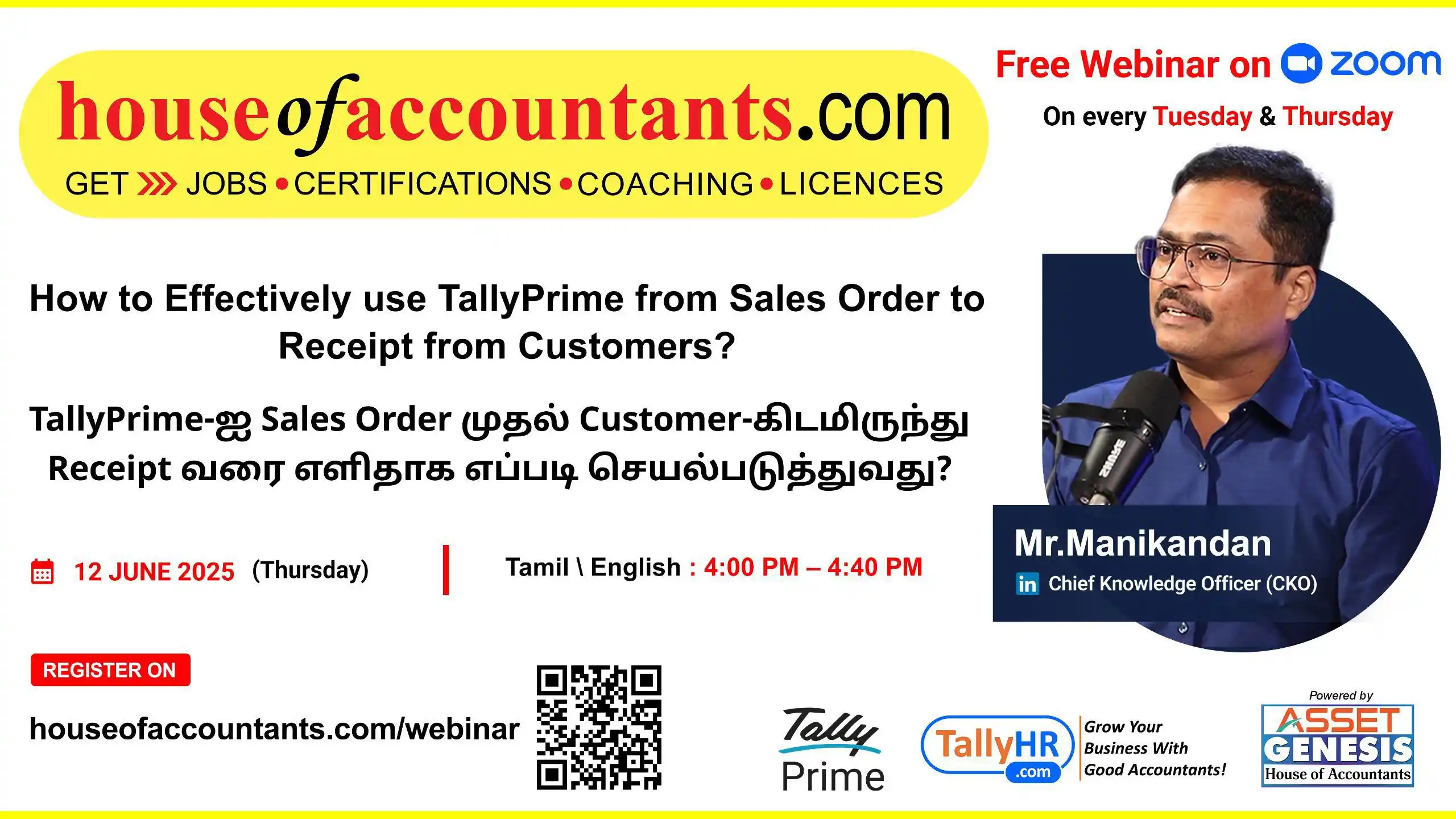 Image from House Of Accountants by Asset Genesis: Attention Accountants! Free ZOOM Webinar Topic: *How to Effectively ...