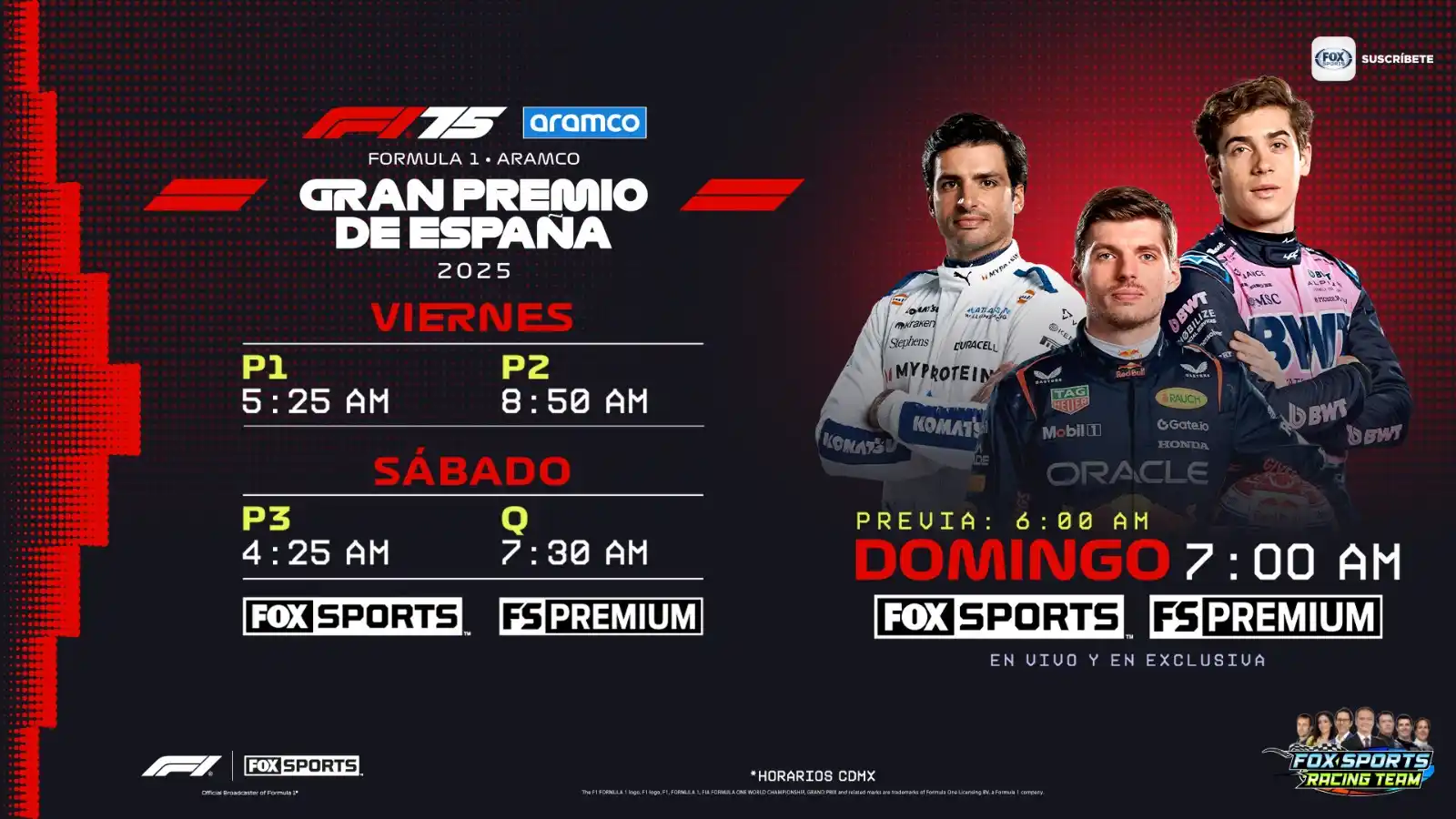 Image from FOX Sports México: 🏎️🏁 Barcelona recibe a la F1 en el Circuit de Catalunya, técnico, de...