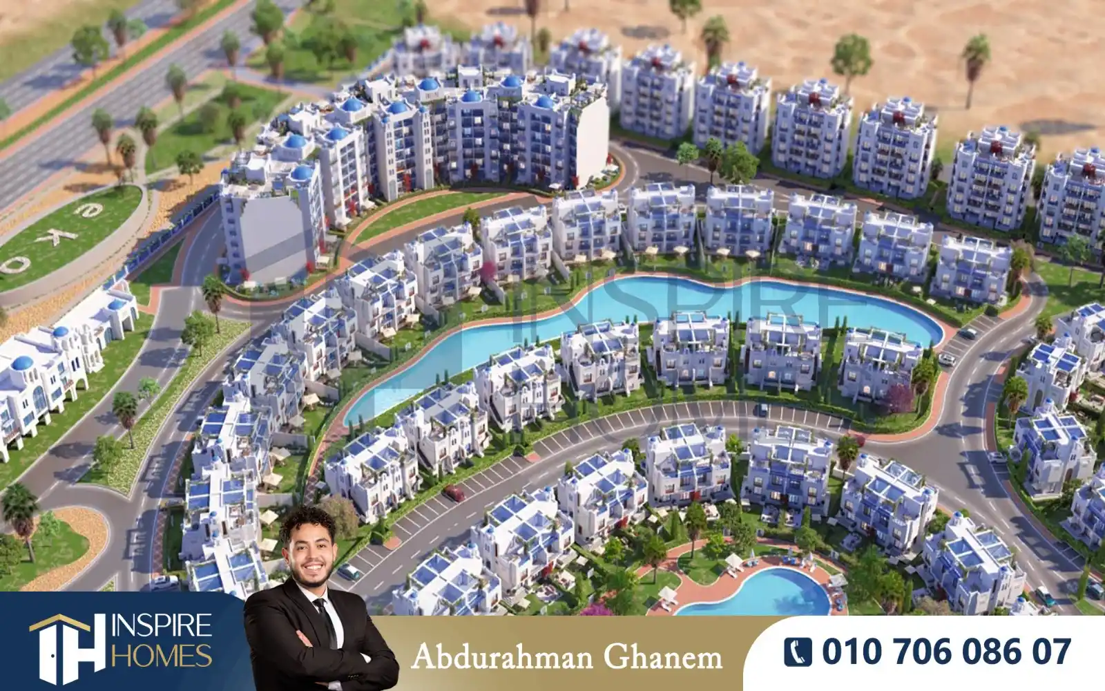 Image from InspireHomes: بنتهاوس البيع 141م + 44 م رووف - الساحل الشمالي ( Eko mina ) - 6,500,0...