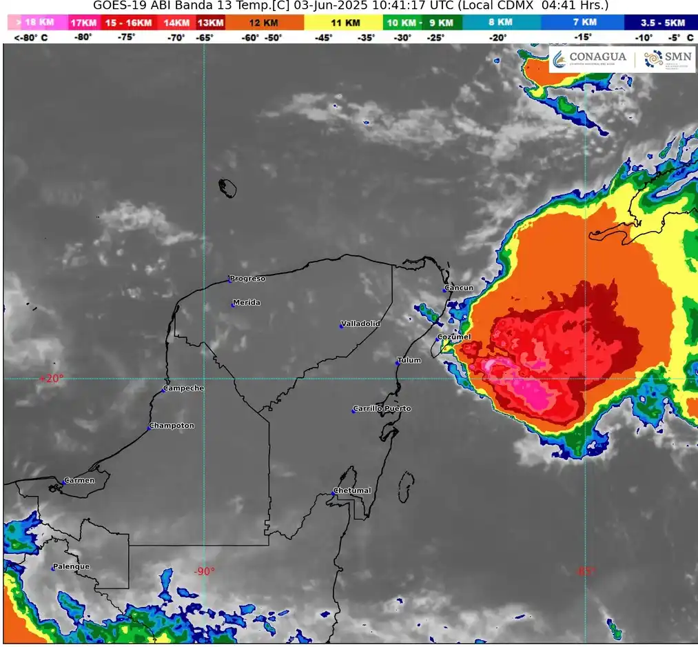 Image from NOTICIAS LO QUE DEBE UNO D ENTERARSE este canal son diferentes noticias Accidentes Viales Y 🐀🐀🐀🐀🐀🐀🐀: BOLETÍN METEOROLÓGICO DE QUINTANA ROO PERÍODO DE VALIDEZ: DE LAS 06:...