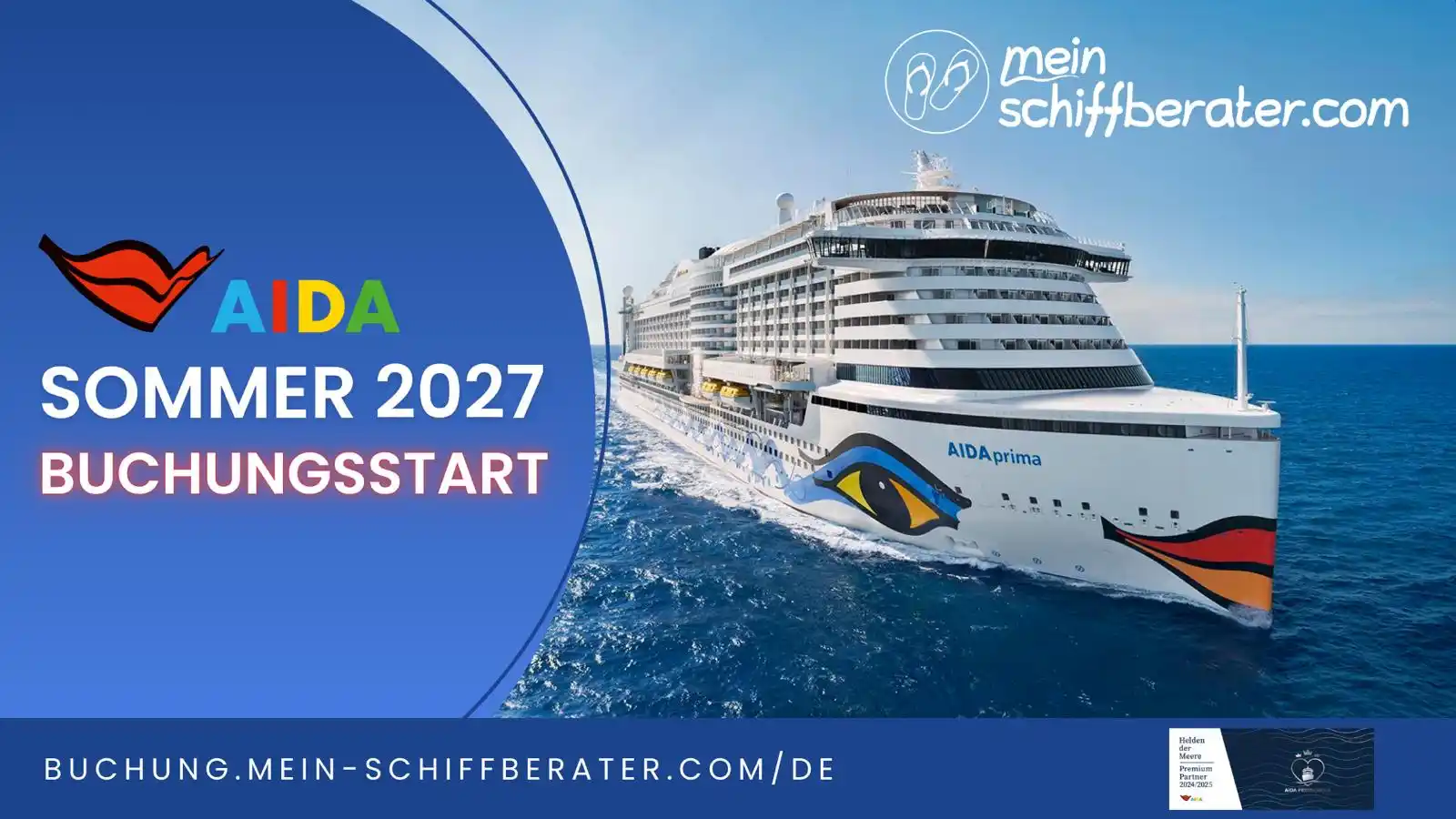 Image from Mein Schiffberater / Kreuzfahrt : *Buchungsstart AIDA Sommer 2027* Ab sofort über 470 Reisen von März b...
