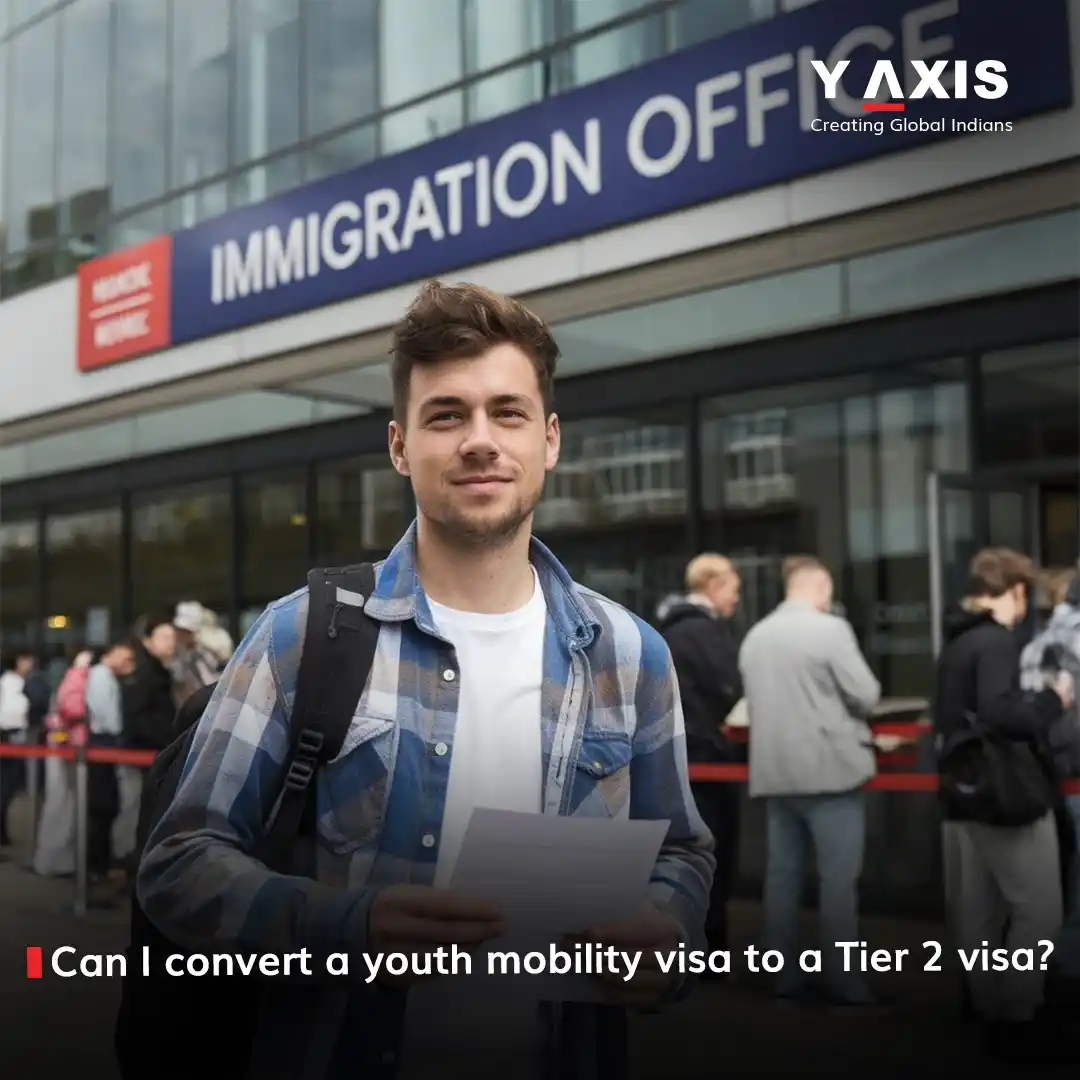 Image from Y-Axis Overseas: Can I convert a youth mobility visa to a Tier 2 visa? Yes, you can co...
