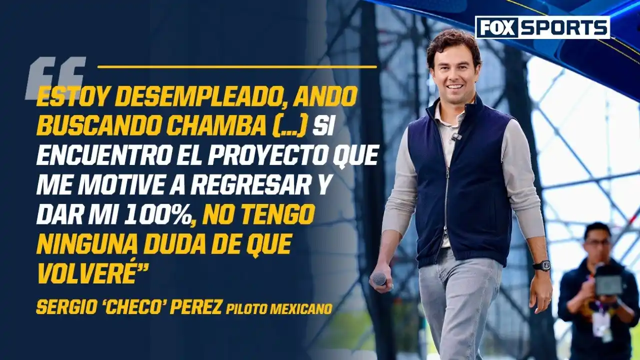 Image from FOX Sports México: CHECO PÉREZ ya avisó que está "buscando chamba" 👀😱 https://www.foxsp...