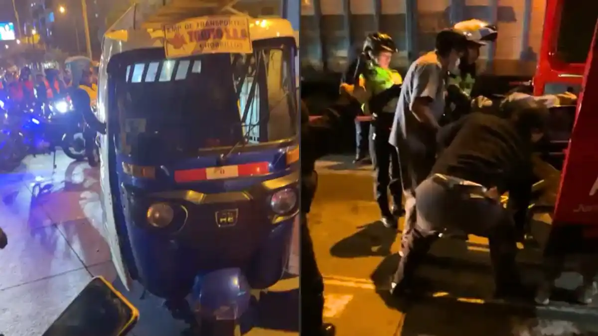 Image from Perú21 : 🚨 Chorrillos: Sicarios disparan más de 10 veces contra mototaxi en pl...