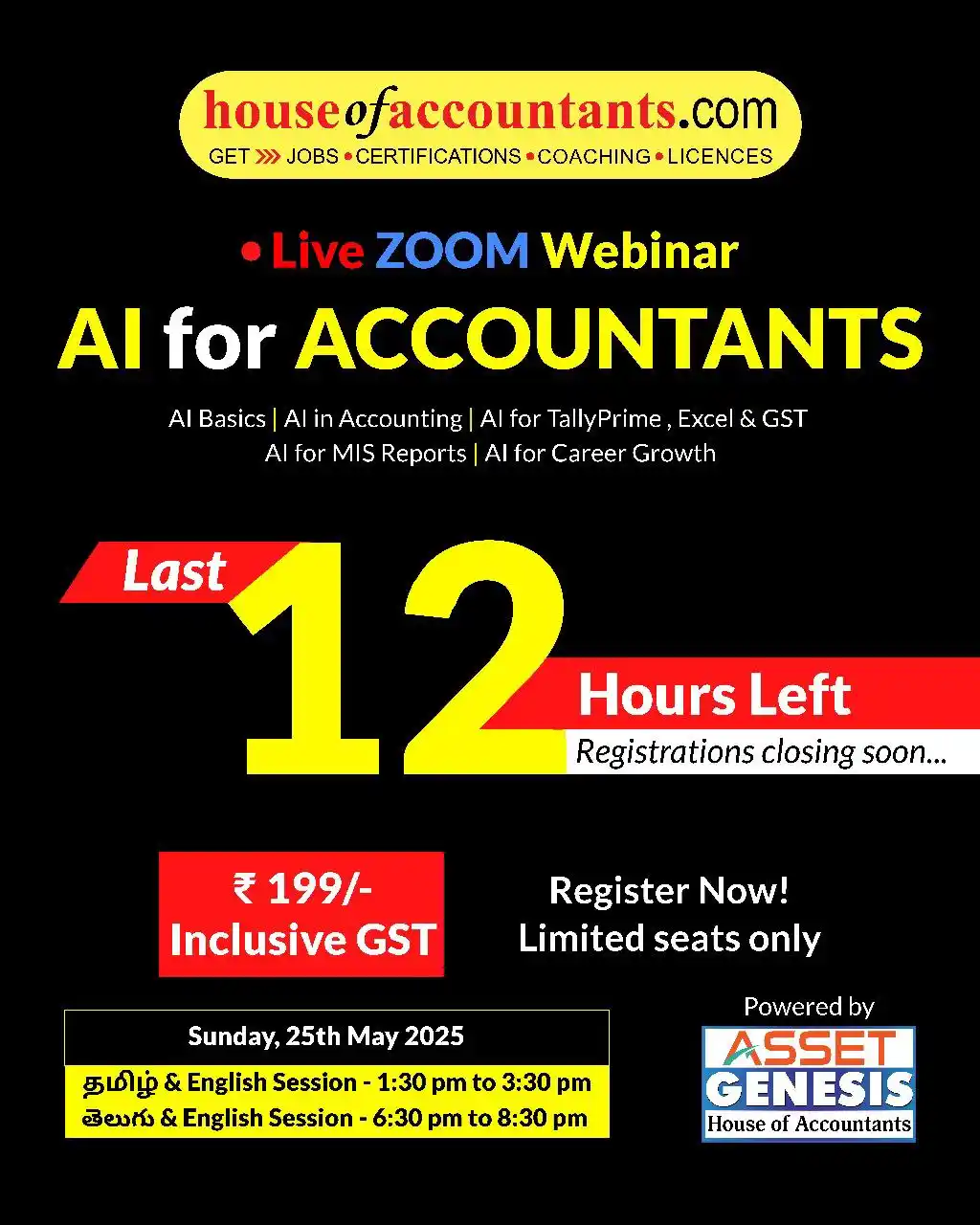 Image from House Of Accountants by Asset Genesis: 👉‎ Click here‎ to register:‎ https://houseofaccountants.com/aiwebinar...