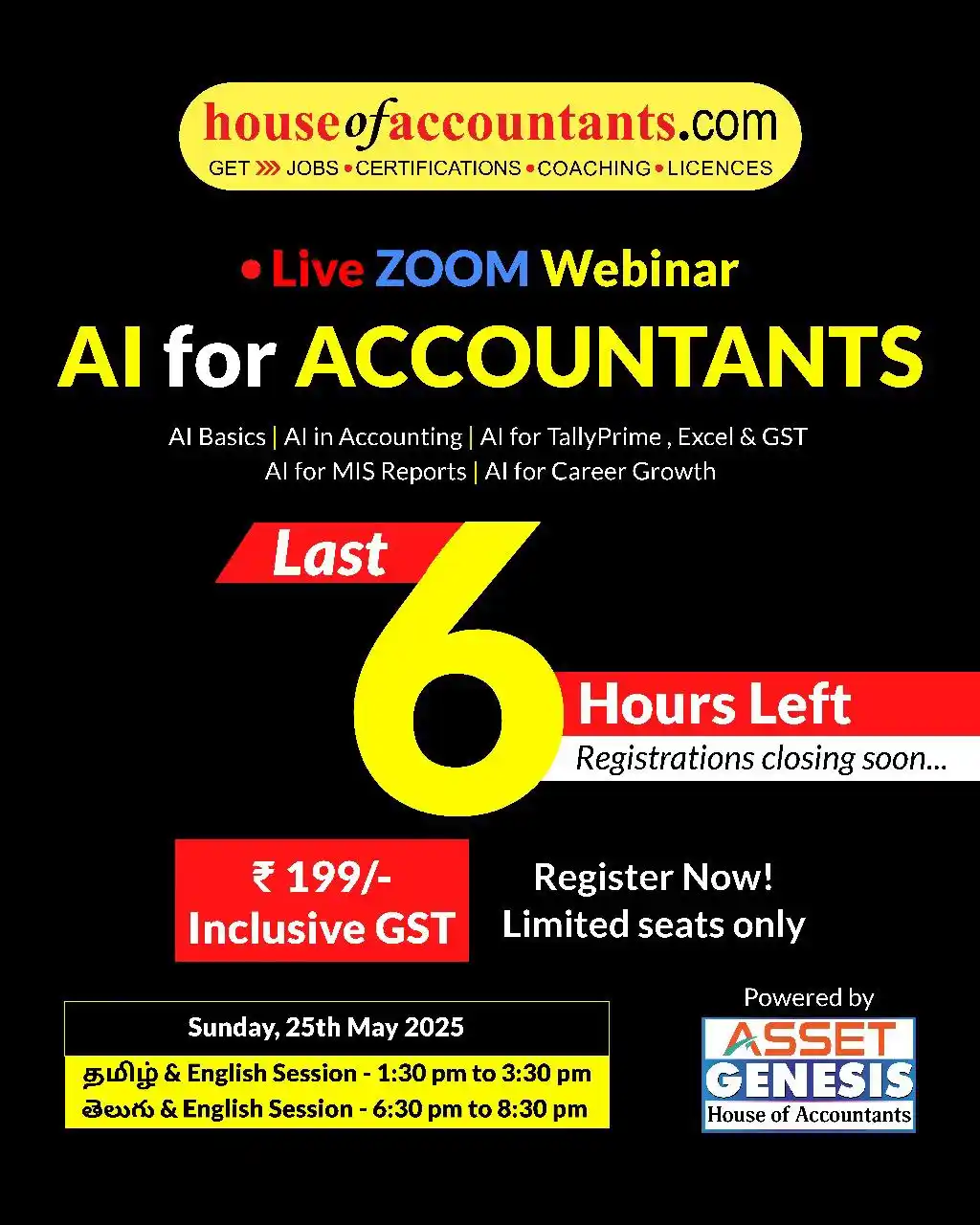 Image from House Of Accountants by Asset Genesis: 👉‎ Click here‎ to register:‎ https://houseofaccountants.com/aiwebinar...