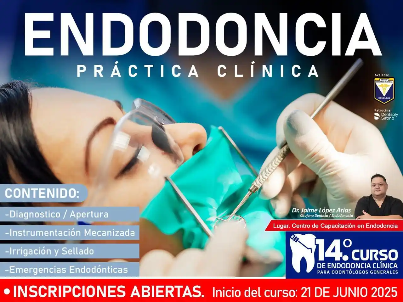 Image from CCDH | Difusión: ¡Colega! Cada vez estamos más cerca del 14vo Curso de Endodoncia Clíni...