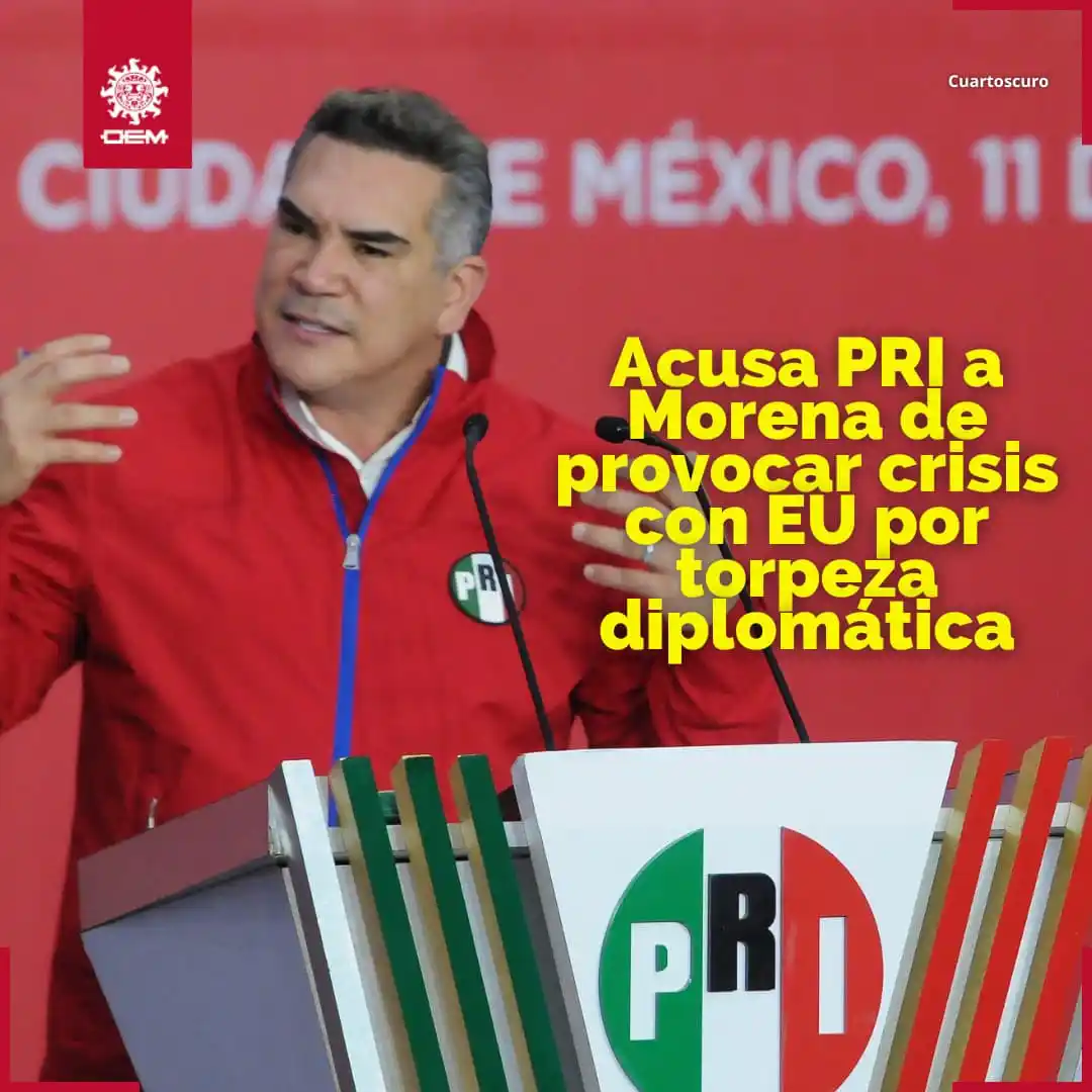 Image from EL SOL DE TAMPICO: 🔴👀 *¿CRISIS DIPLOMÁTICA?*🤔🇲🇽 👨🏻🦳🎙️ *Alejandro Moreno* respo...