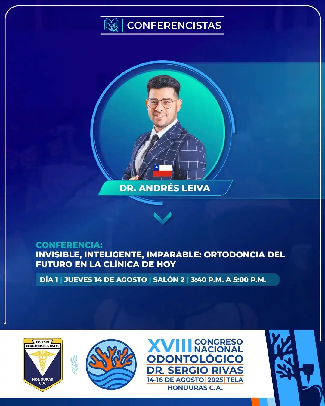 Image from CCDH | Difusión: 🚀 ¡Desde Chile a Honduras! 🌎💥 Le damos la bienvenida al Dr. Andrés ...