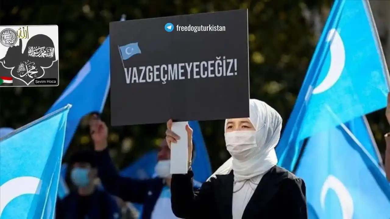 Image from {Sevim Hoca ✍🏼} İSLAMİYETE DAİR HERŞEY: Doğu Türkistan'da Çin'in uyguladığı kısıtlamalar nedeniyle bu yıl bayr...