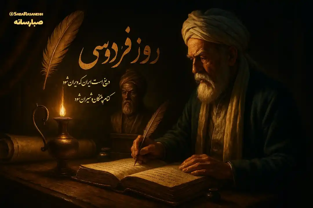 Image from 👈بازنشستگان و نگاه نو❗️🇮🇷: 🎉 درود بر فرزندان پاک‌نهاد ایران‌زمین! منم فردوسی، زبان‌آور توس، که ب...