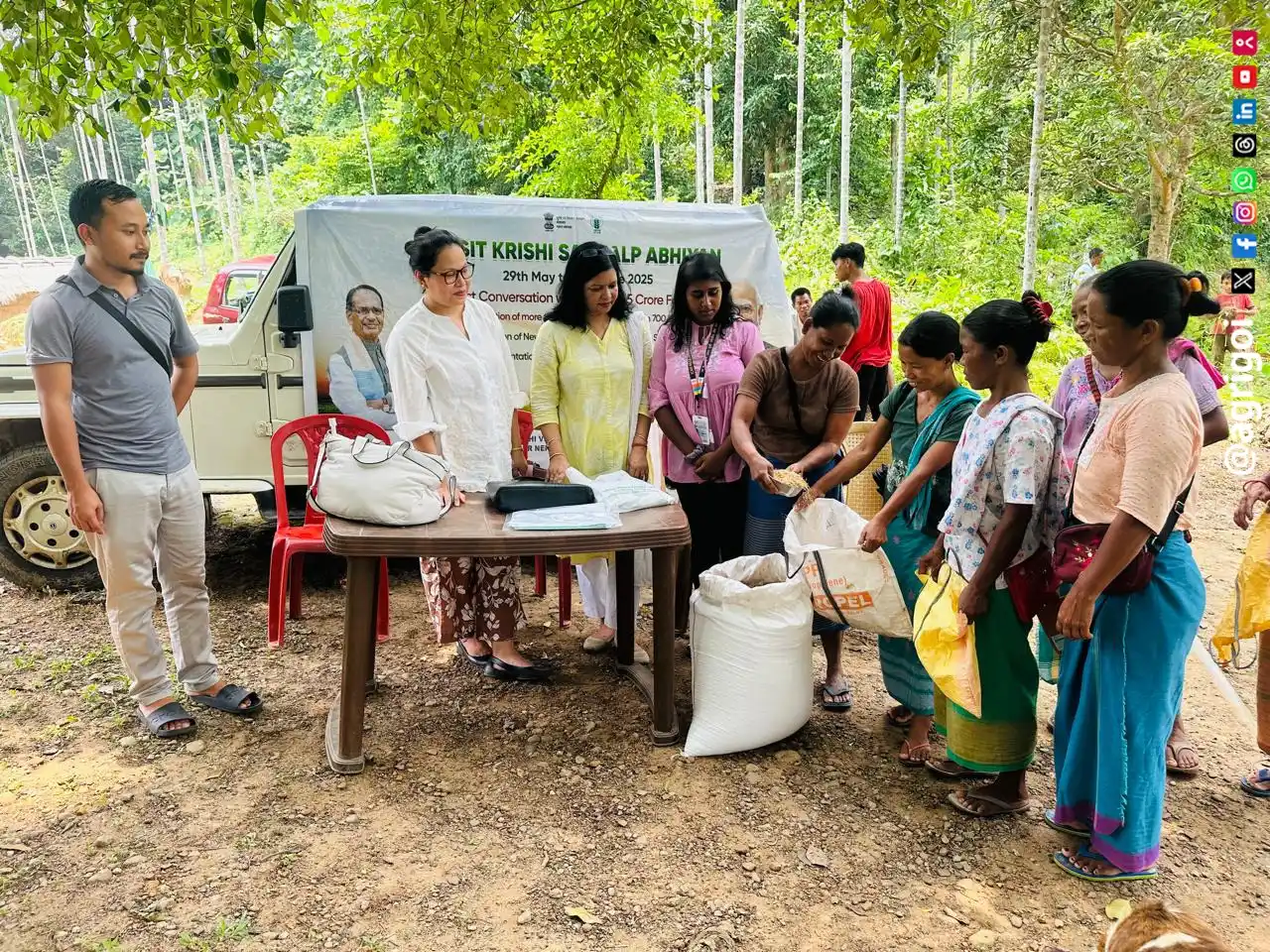 Image from AgriGoI: During ‘Viksit Krishi Sankalp Abhiyan 2025’, ICAR-KVK West Garo Hills ...