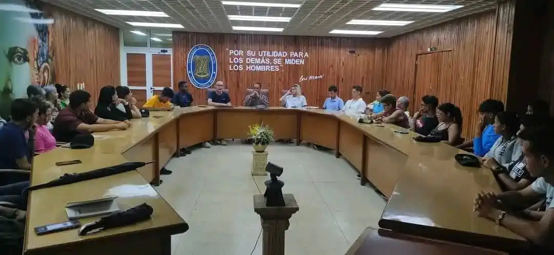 Image from ❤FEU-UNICA💚: 📢 En la Universidad de Ciego de Ávila Máximo Gómez Báez se sostuvo un...